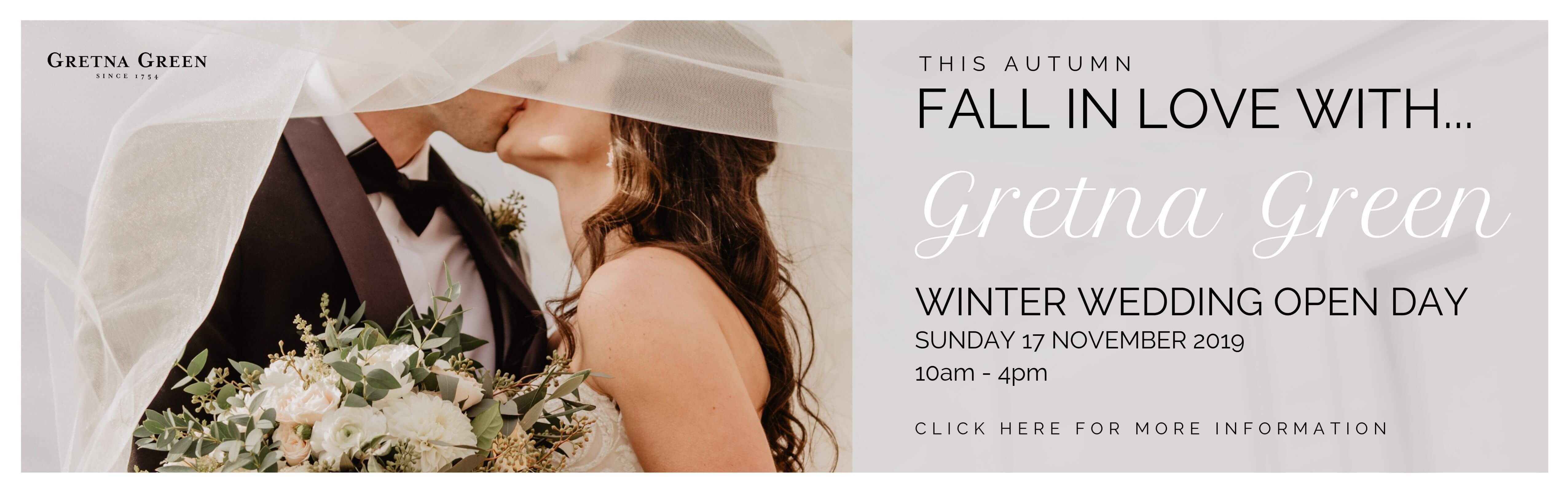 Gretna Green Winter Wedding Open Day 2019